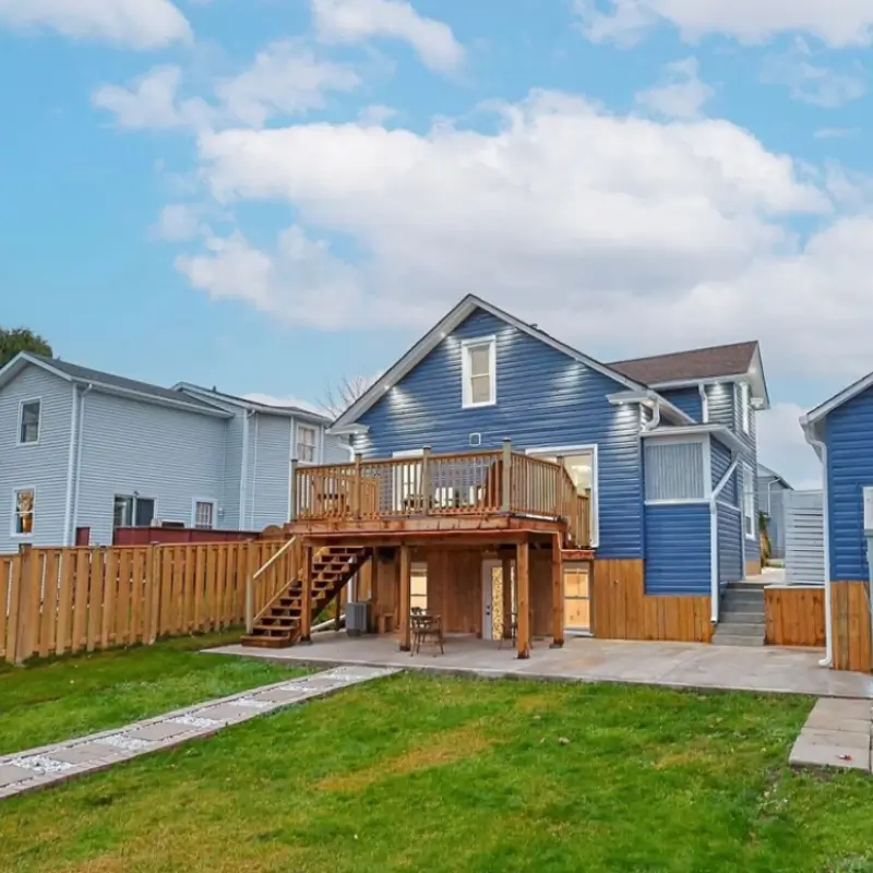 Exterior home renovation and outdoor design as part of residential renovation services